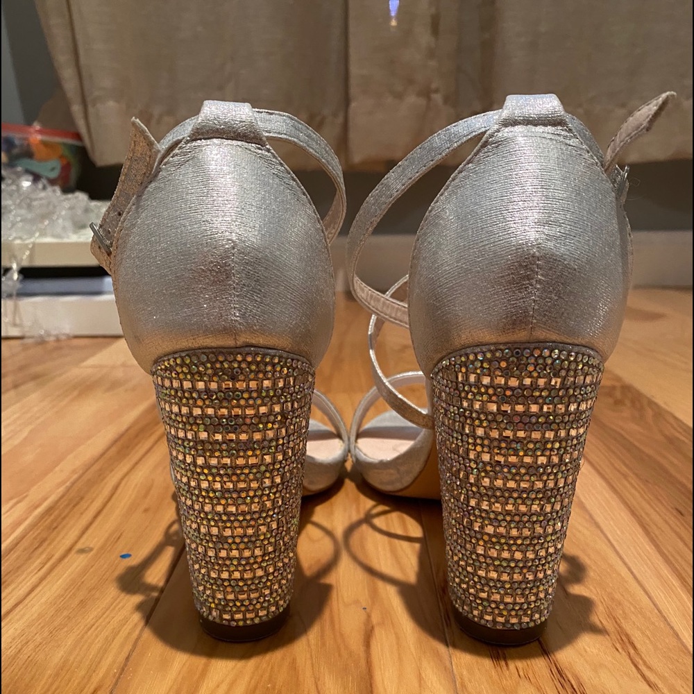 De Blossom Collection Rhinestone Heels - Picture 2 of 3